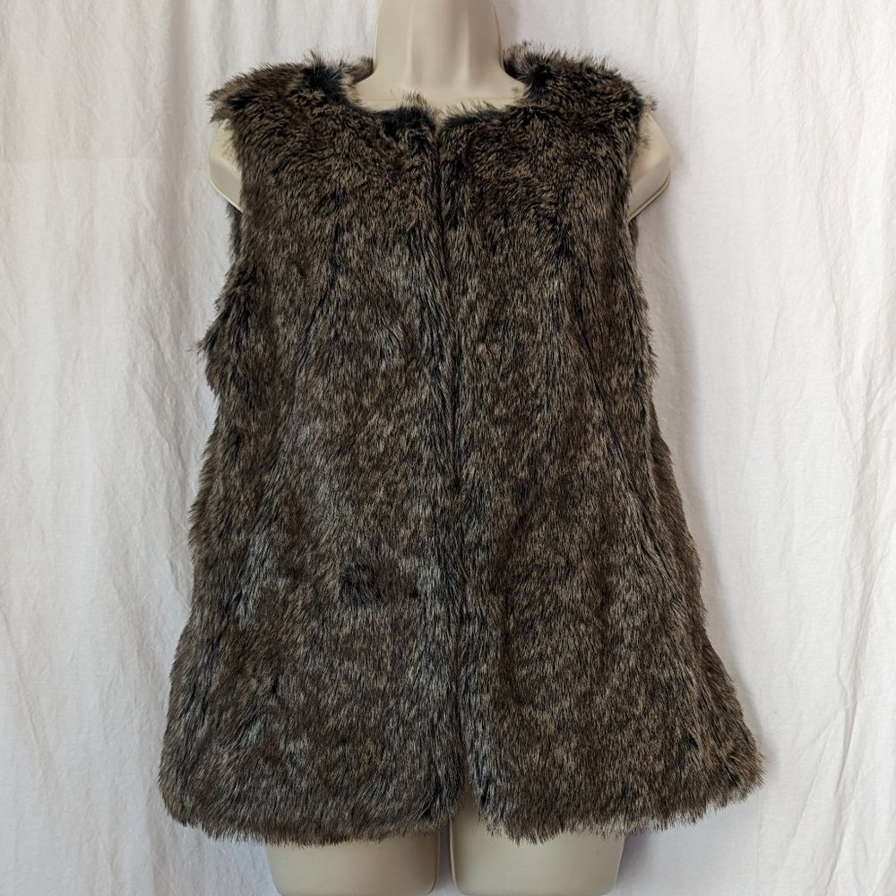 Banana Republic Faux Fur Vest Size Small